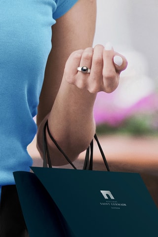 Anillo - Plata y perla cultivada