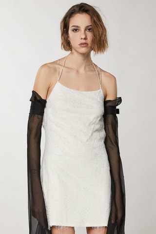 Rechte Jurk - Zilverkleurig