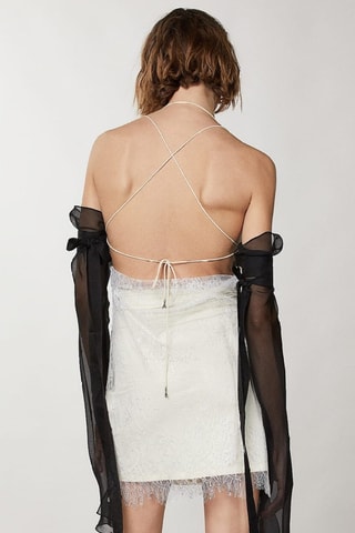 Rechte Jurk - Zilverkleurig