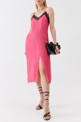 Robe midi - Fuchsia
