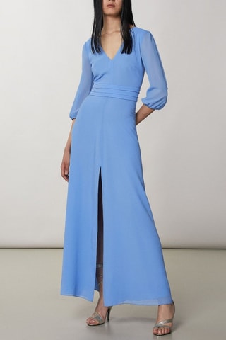 Robe longue - Bleu