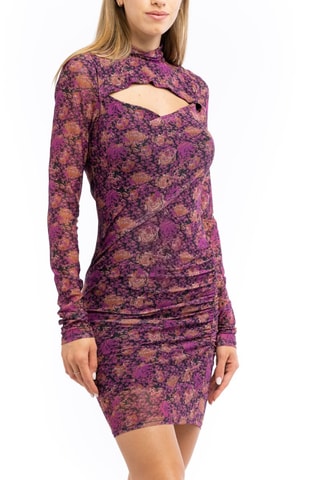 Robe fourreau - Violet