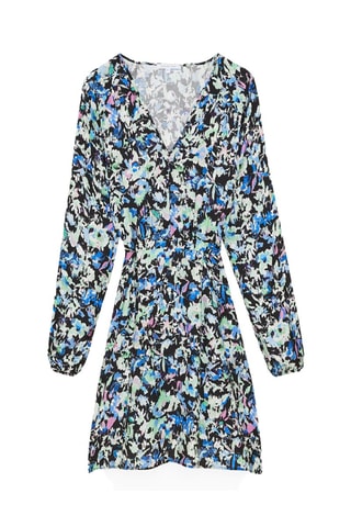 Robe patineuse - Bleu et vert