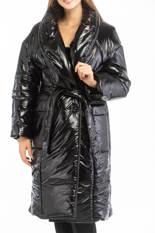 Gewatteerde Jas - Zwart