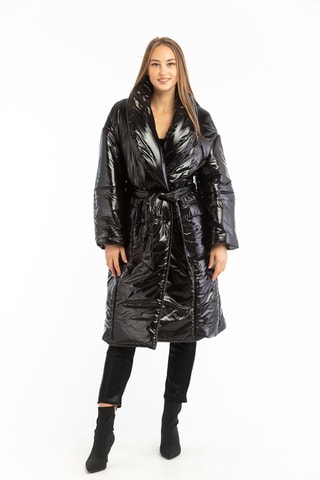 Gewatteerde Jas - Zwart