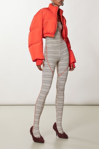 Gewatteerde Jas - Oranje