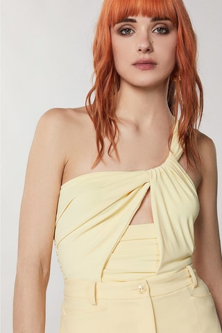 Body asimétrico - Amarillo