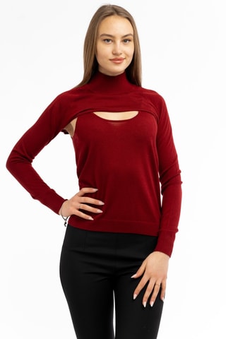 Pull en laine - Rouge