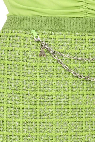 Jupe en tweed - Vert