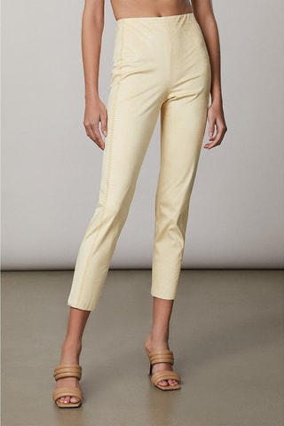 Broek Hoge Taille - Lichtgeel