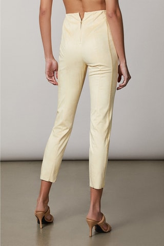 Broek Hoge Taille - Lichtgeel