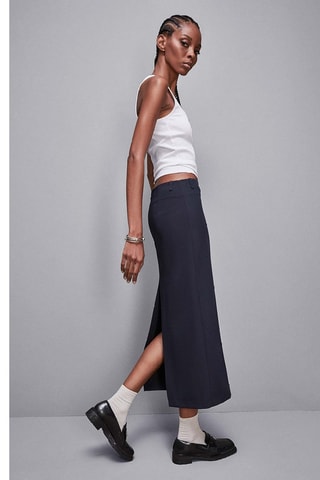 Jupe longue - Bleu marine