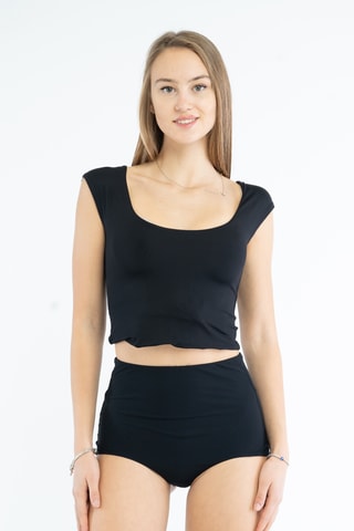 Crop top - Noir