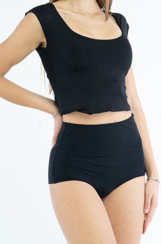 Crop top - Noir