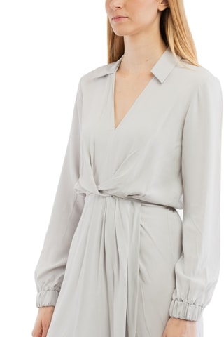 Robe portefeuille - Gris clair