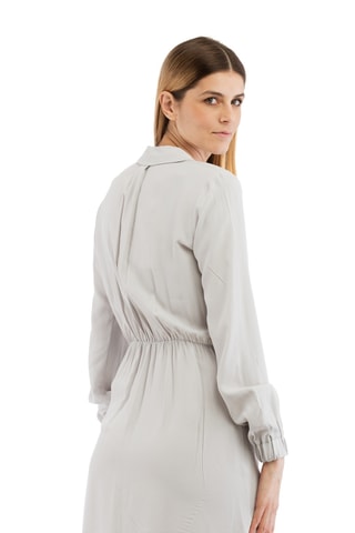 Robe portefeuille - Gris clair