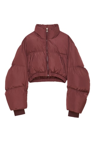 Gewatteerde Jas - Bordeauxrood