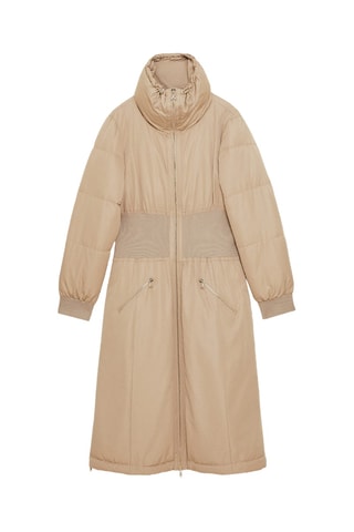 Gewatteerde Jas - Beige