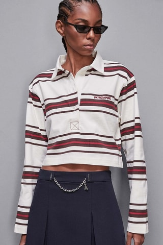 T-shirt cropped - Blanc