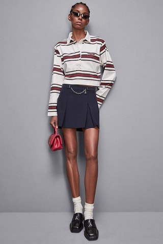 T-shirt cropped - Blanc