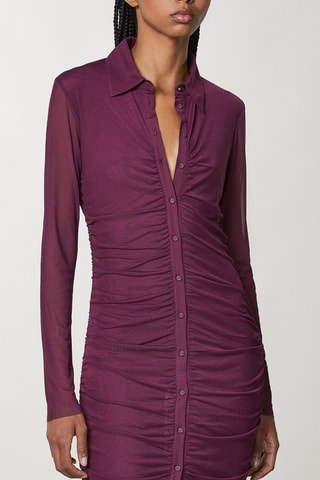 Robe chemise - Violet