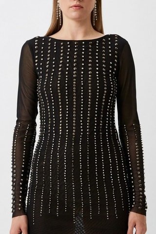 Robe fourreau - Noir