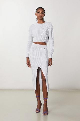 Jupe fourreau - Blanc