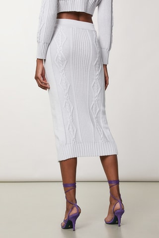 Jupe fourreau - Blanc