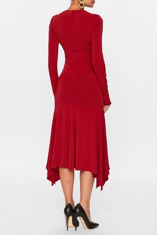 Robe midi - Rouge