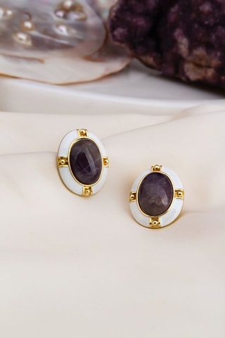 Oorbellen Amethisten