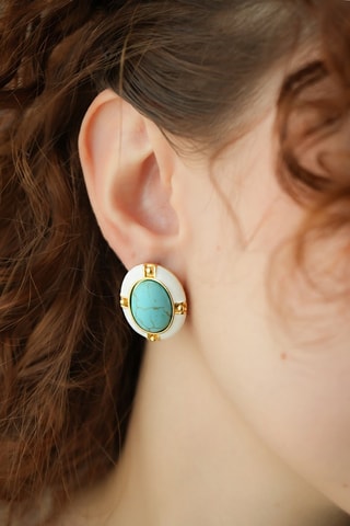 Oorbellen Turkooizen