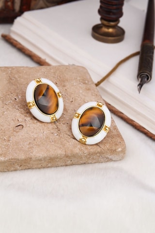 Oorbellen Tijgerogen