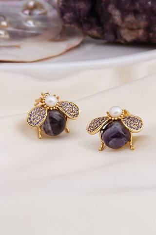 Oorbellen Amethisten