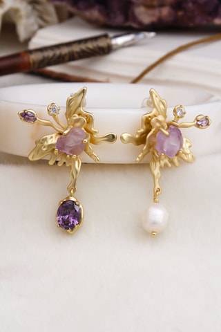 Oorbellen - Amethisten