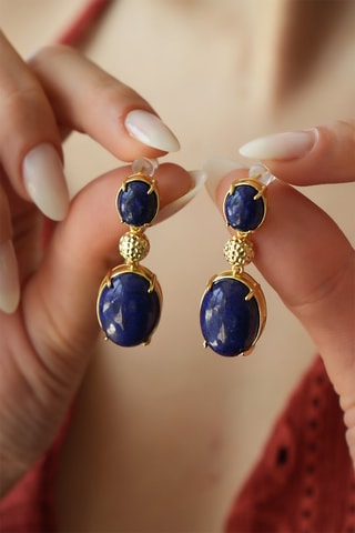 Oorbellen - Lapis Lazuli