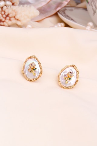 Oorbellen - Doublé Geelgoud