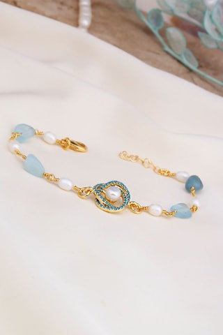 Armband - Aquamarijnen