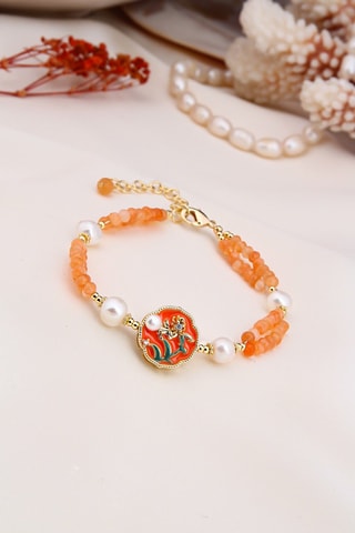 Armband - Doublé Geelgoud en Citrienen 