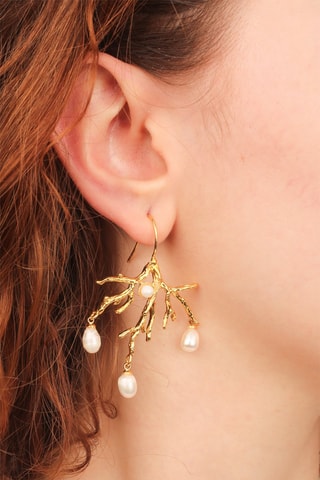 Ketting en Oorbellen - Cultivéparels