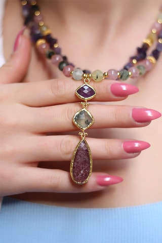 Ketting Kwarts en Toermalijnen