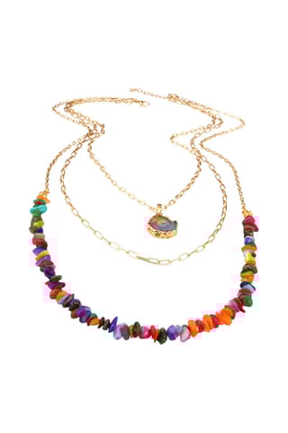 Ketting Brons en Agaten