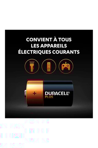 Pila C - LR14 Duracell Plus 1,5V - Blister da 4 pile