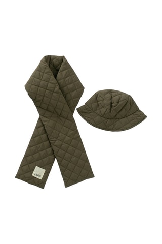 Chapéu à pescador e echarpe - Caqui - IKKS