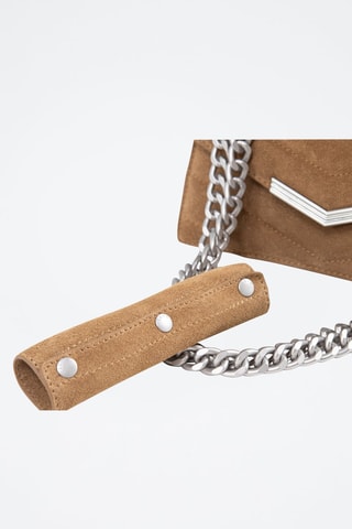 Mala em couro de vitelo - Castanho - IKKS