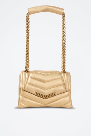 Mala em couro - Dourado - IKKS