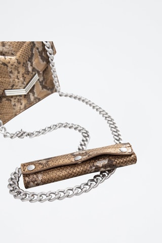 Mala em couro - Dourado - IKKS