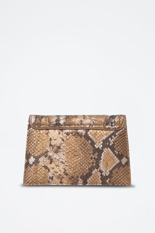 Porta-cartões em couro de cordeiro - Dourado - IKKS