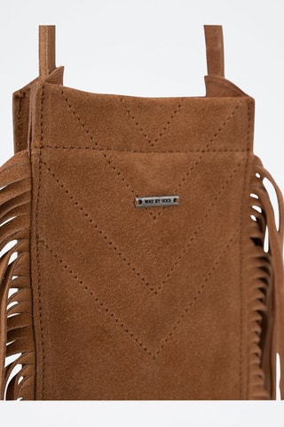 Pochete em couro - Camel - IKKS