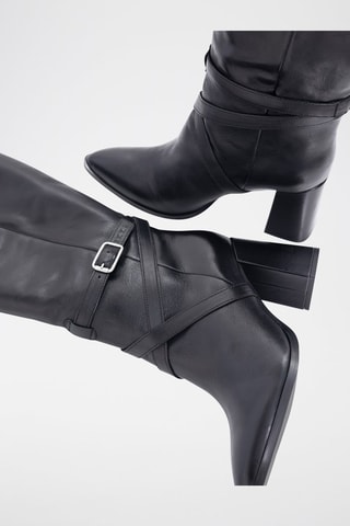 Botas em couro - Preto - IKKS