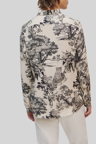 Camisa slim - Bege - IKKS